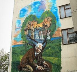 У Миколаєві створили мурал на честь озеленювача Вадима Сердцева » Миколаївський Оглядач