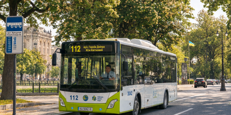 112 автобус міста Київ
