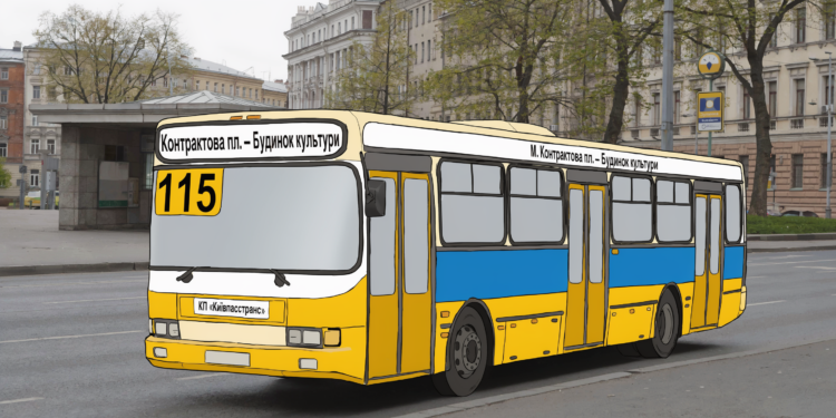 115 Автобус міста Київ