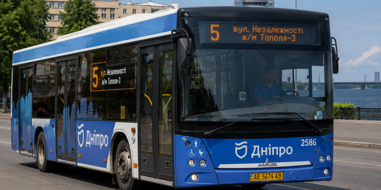 5 автобус Дніпро