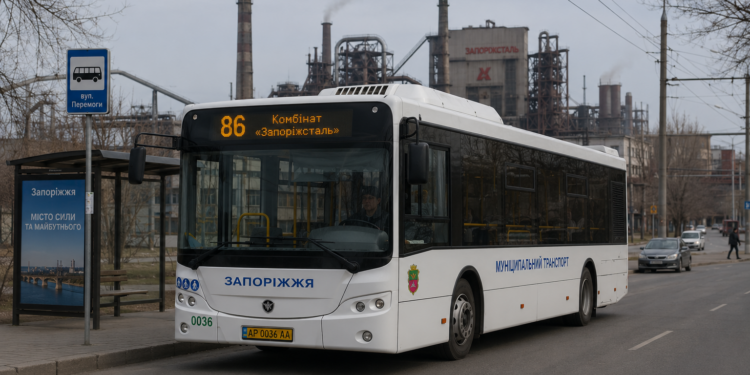 86 автобус Запоріжжя