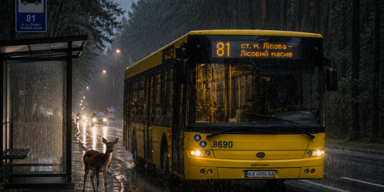 Автобус 81 Київ - оригінальне зображення з порталу kompromator.in.ua