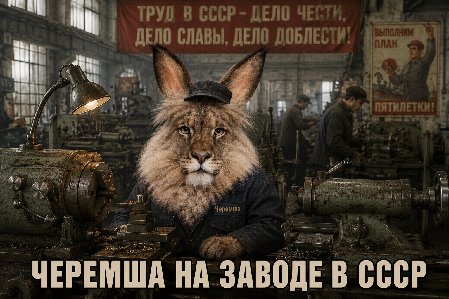 Черемша на заводе