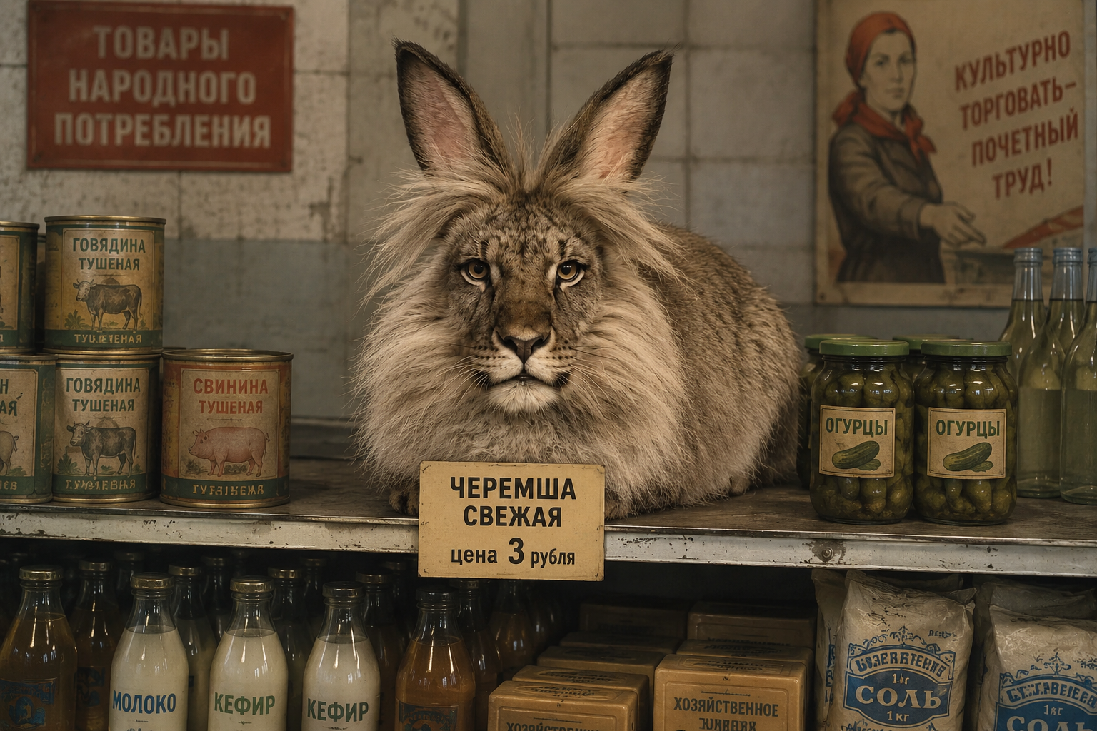 Черемша в магазине