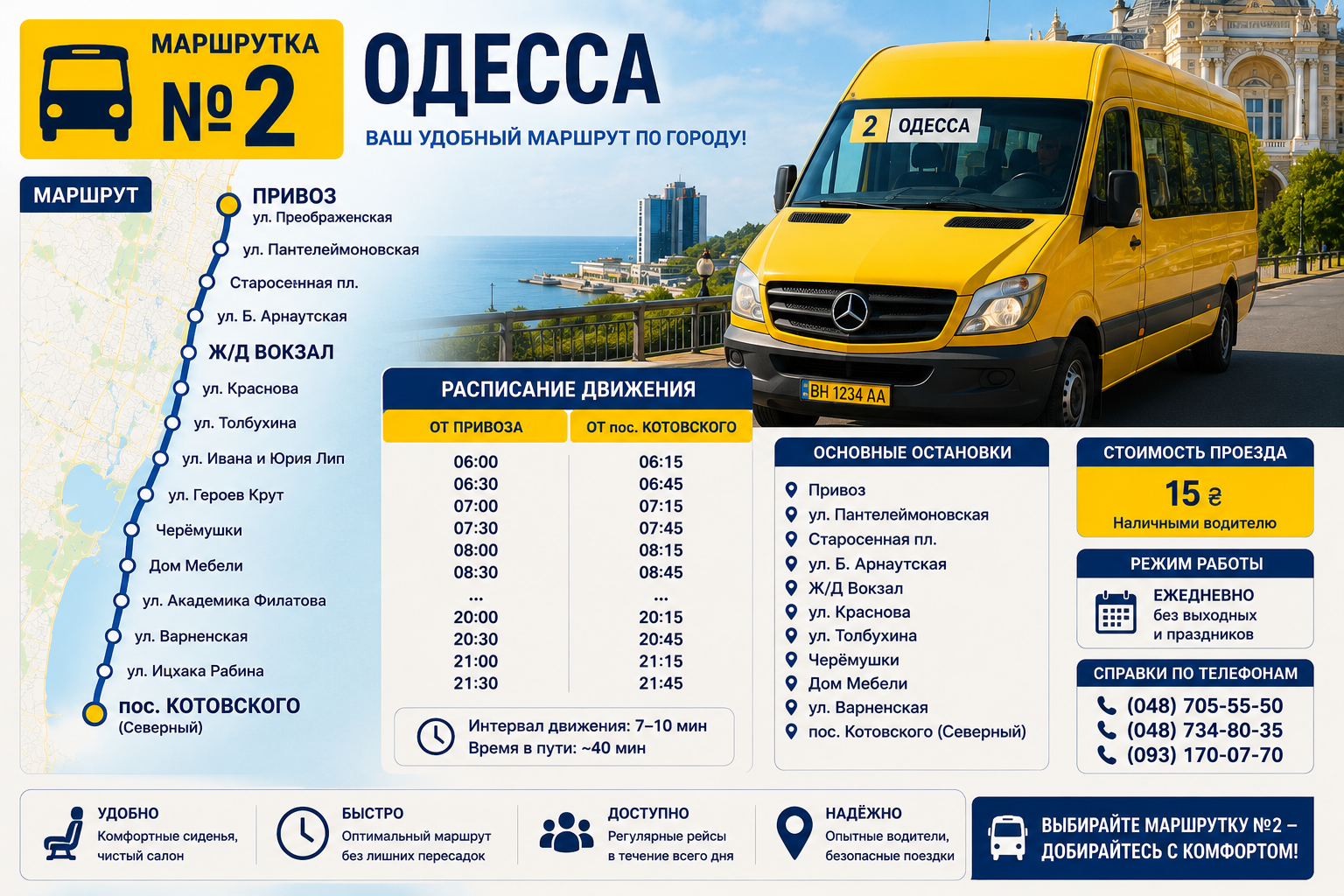 Маршрутка 2 Одесса