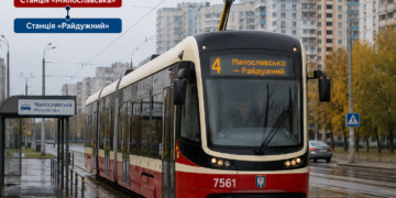 Трамвай 4 Київ